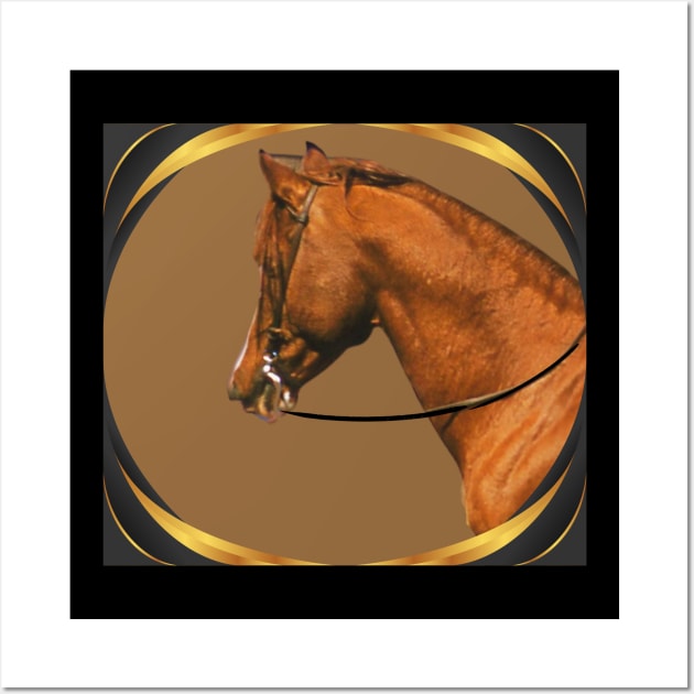 Arabian Horse Wall Art by The Golden Palomino